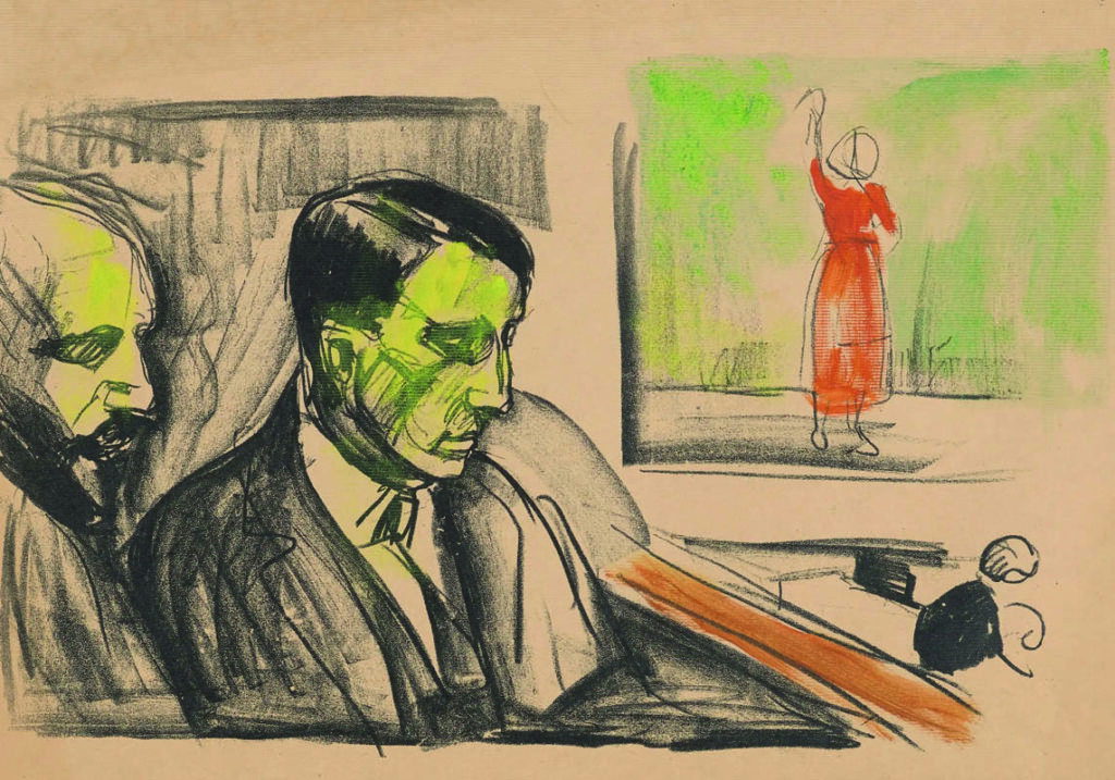 Edvard Munch *12.12.1863 +23.01.1944: al varieté di Ludvig O. Ravensberg con Arturo Ciacelli
